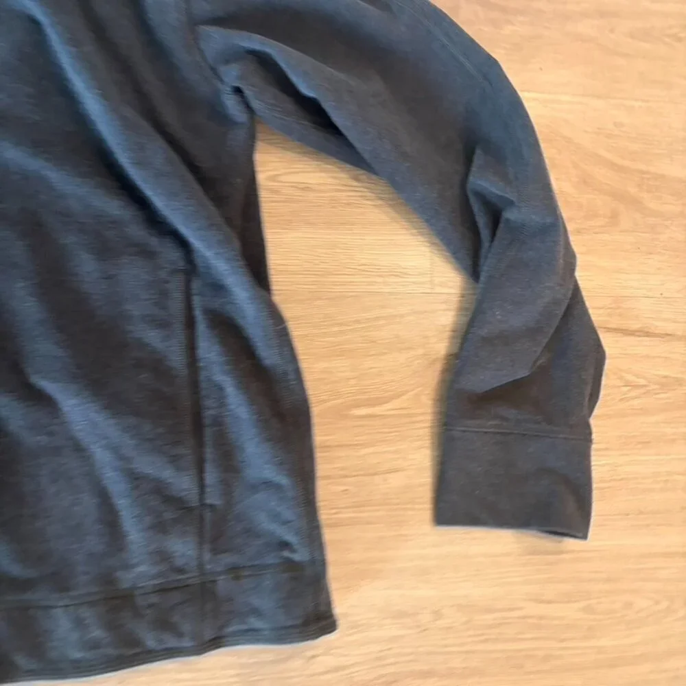 ** Lululemon Mens Full Zip Hoodie Gray Size Large Long Sleeves sweatshirt